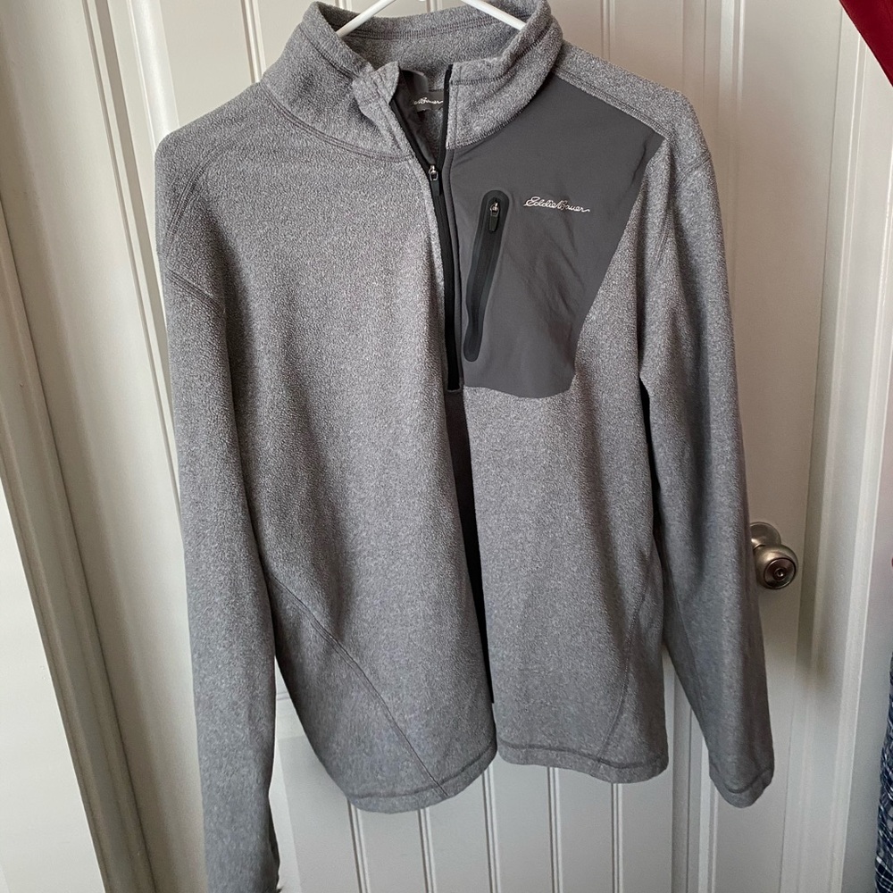 L Eddie Bauer/ FIRST ASCENT quarter-zip jacket